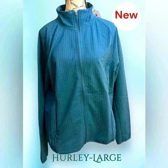 🆕 Hurley Women’s Mock Neck Trail Jacket - Picture 1 of 8
